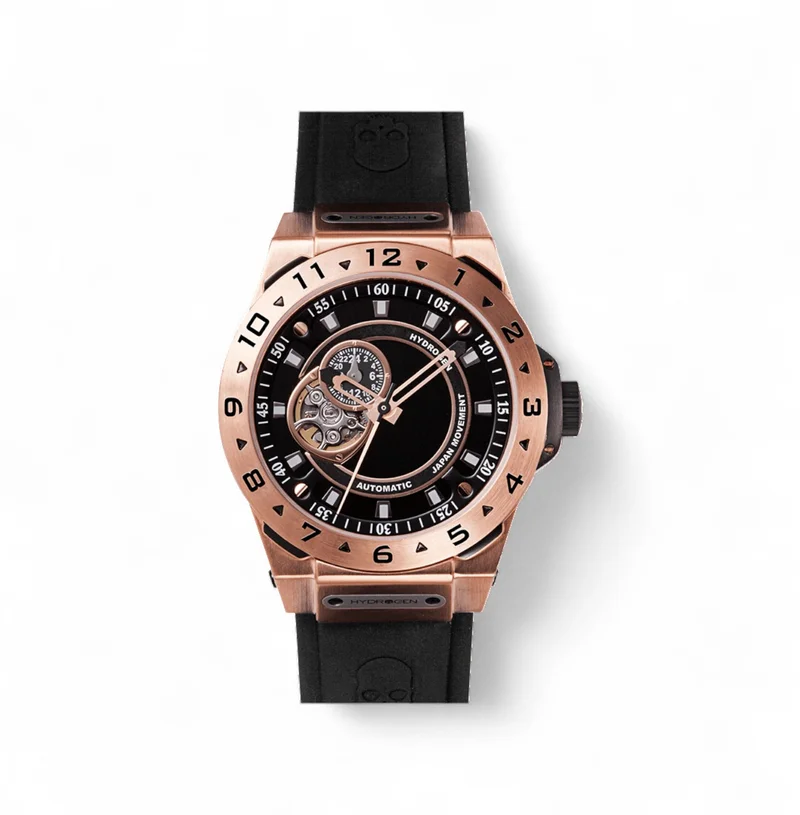 Hydrogren Vento Rose Gold-Black Watch