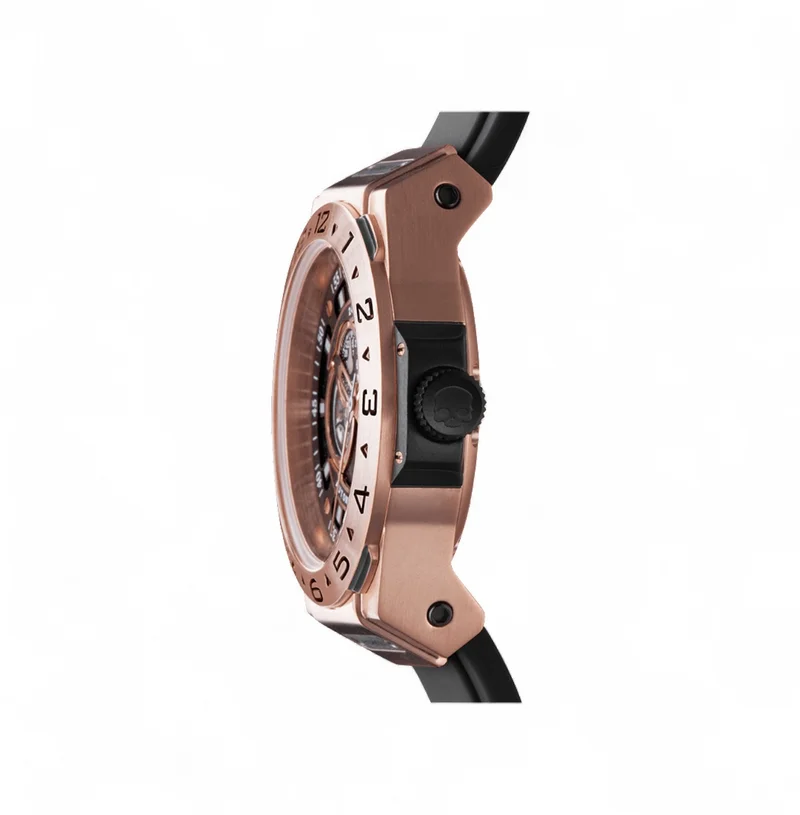 Hydrogen Watch Black/Rose Gold Automatic Vento Rose Gold-Black Watch for Men | Best Price UAE