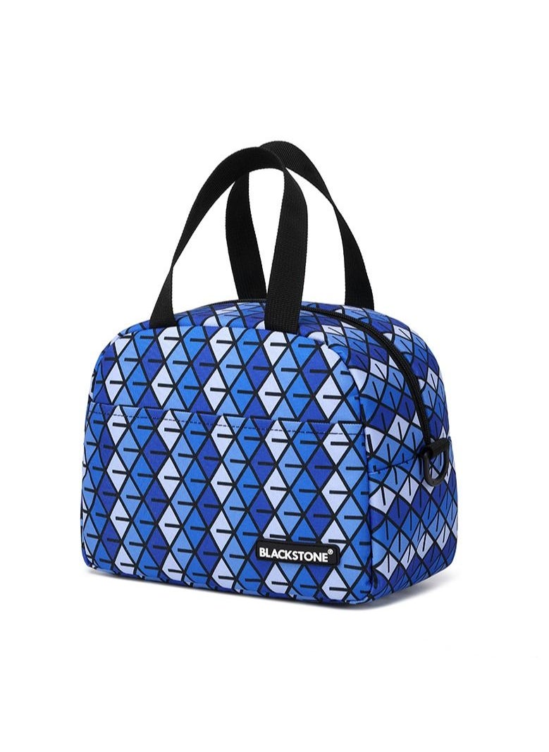 BLACKSTONE School Lunch Bag Luxury Design for Kids, Multipurpose School Lunch Bag for Boys Girls Teens MNL52 Blue  - Image 2