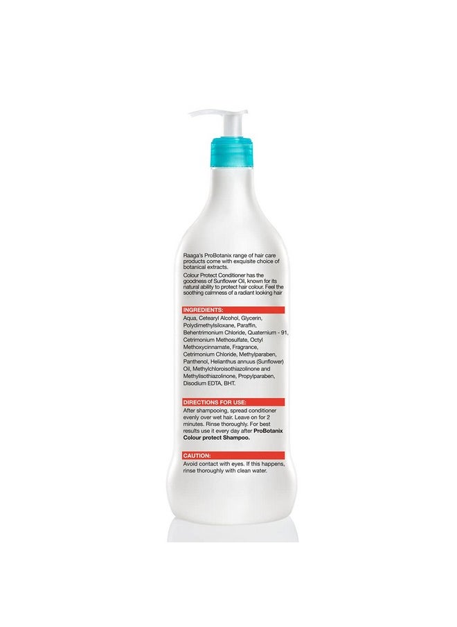 RAAGA PROFESSIONAL - Pro Botanix Color Protect Conditioner With Sunflower Oil, Blue, 1000 Ml - 1 Count - Image 1