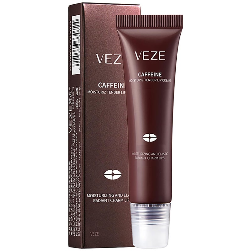 VENZEN Caffeine Moisturizing Tender Lip Cream Elastic Radiant Charm Coffee Lips Care 15g  053oz