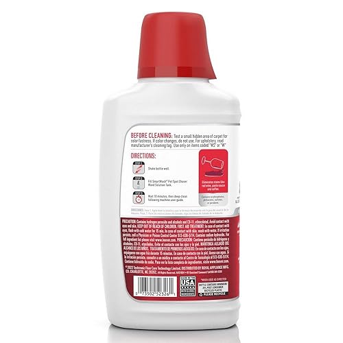 Hoover Oxy Spot Chaser Cleaner Solution Refill for SmartWash Pet, 32 oz., Stain Remover and Pretreat formula, Upholstery and Carpet Shampooer Solution, Designed SmartWash Pet - Image 2
