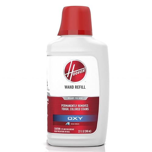 Hoover Oxy Spot Chaser Cleaner Solution Refill for SmartWash Pet, 32 oz., Stain Remover and Pretreat formula, Upholstery and Carpet Shampooer Solution, Designed SmartWash Pet - Image 1