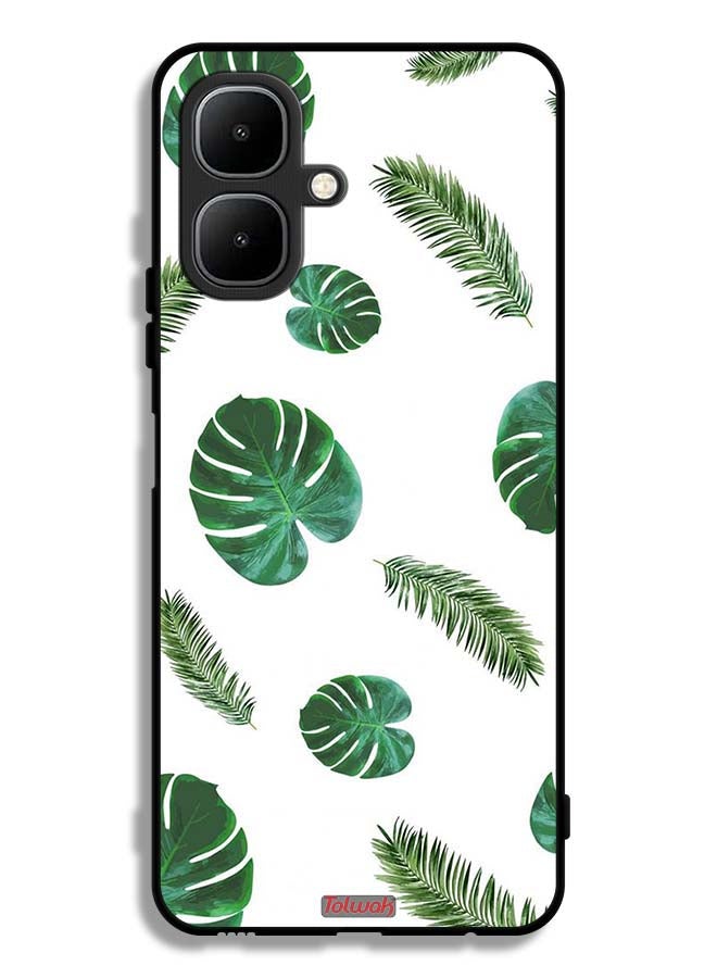 Tolwak Infinix Smart 10 Protective Case Cover Feathers Art