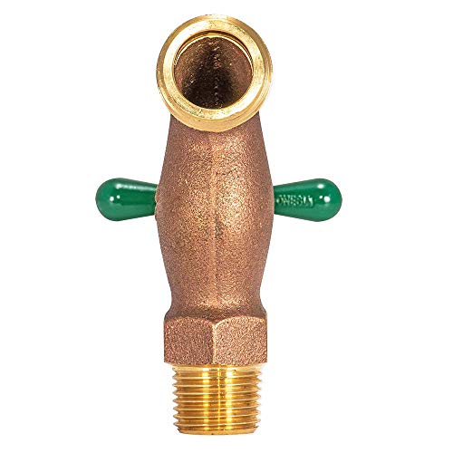 Eastman Heavy Pattern Hose Bibb, 1/2 in MIP x 1/2 in MHT, Outdoor Brass Faucet for Irrigation, 48628 - Image 5
