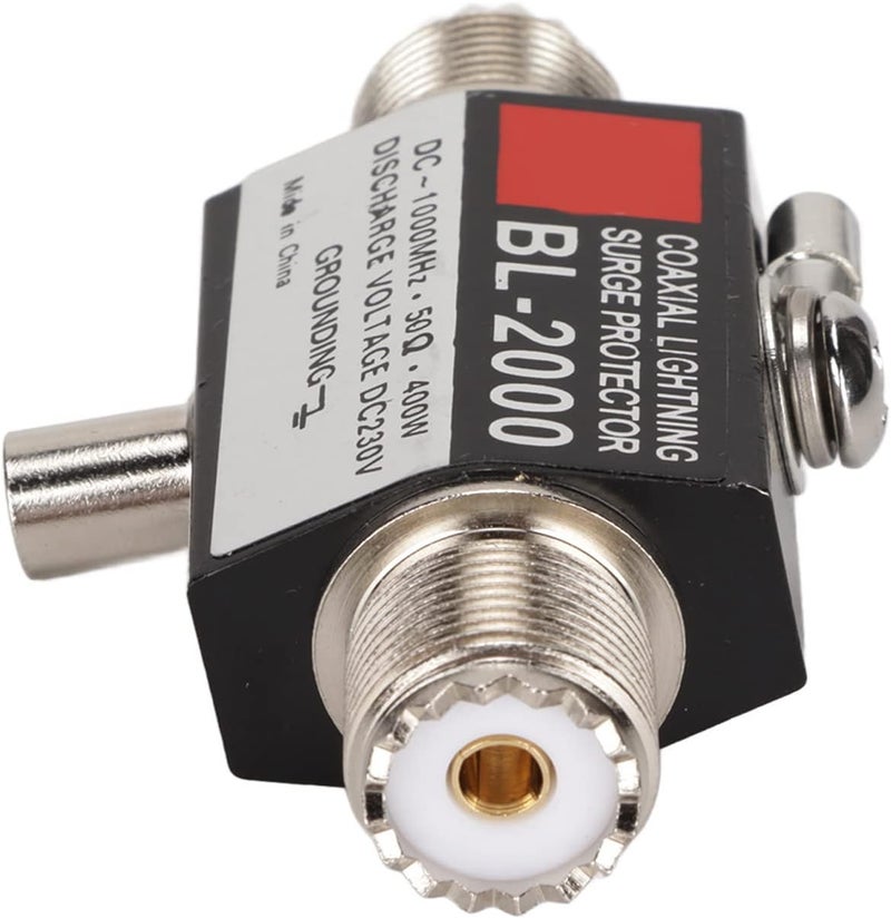 klarako CoaxialSurge Arrester, Comprehensive Protection CoaxialSurge Protector, BL-2000 PL259 Female to PL259 Female with Wide Bandwidth & Low Loss for Transceivers - Image 4