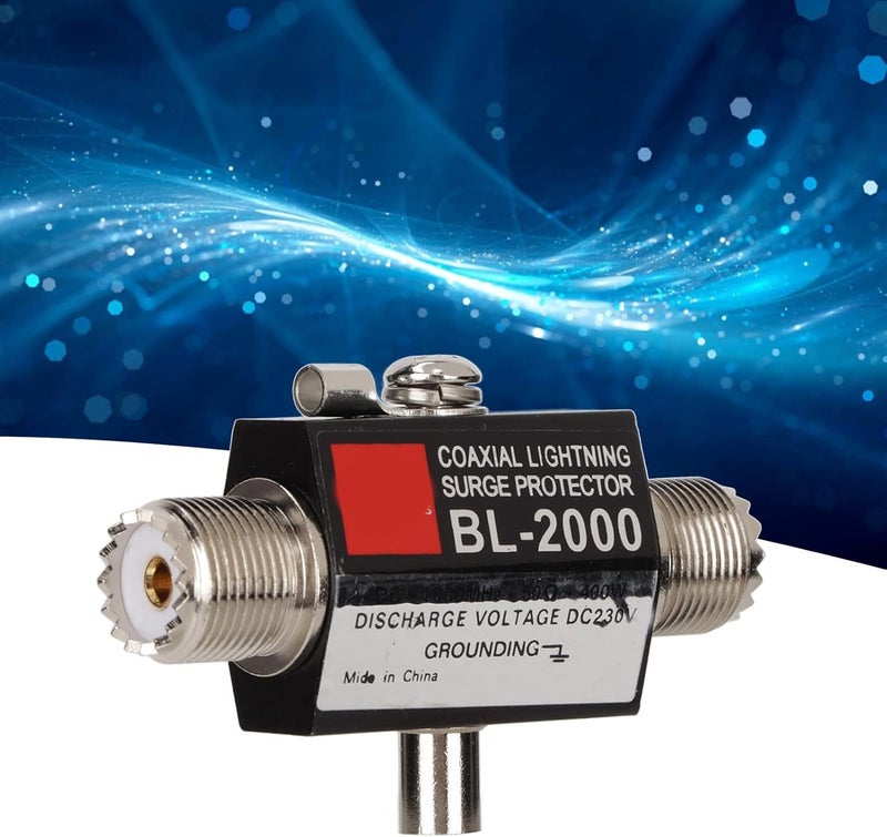 klarako CoaxialSurge Arrester, Comprehensive Protection CoaxialSurge Protector, BL-2000 PL259 Female to PL259 Female with Wide Bandwidth & Low Loss for Transceivers - Image 2