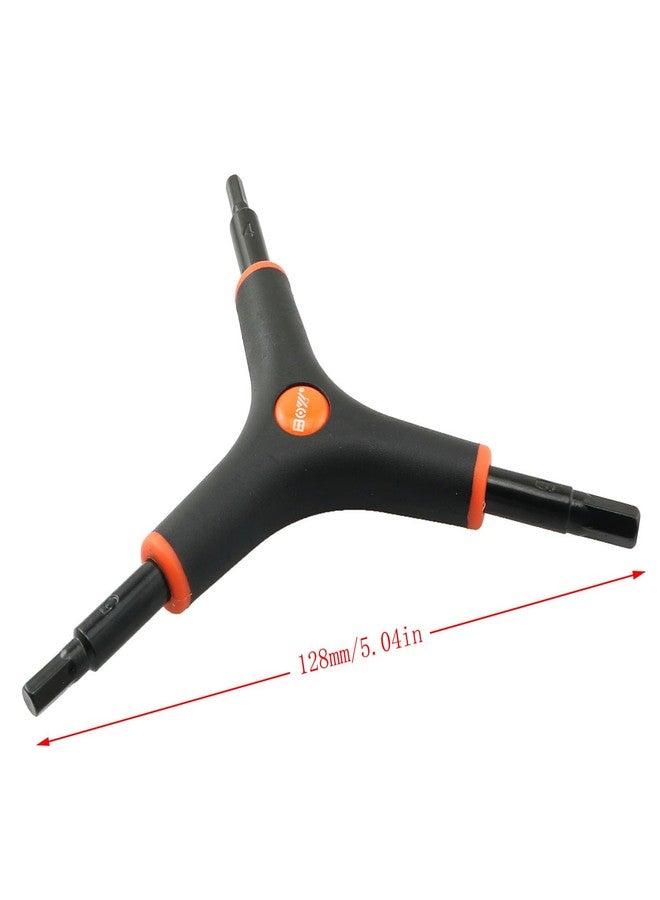 RLECS Y Shape Bike Hex Wrench 3 Way Allen Wrench 4mm 5mm 6mm Bicycle Cycling Torque Spanner - Image 2