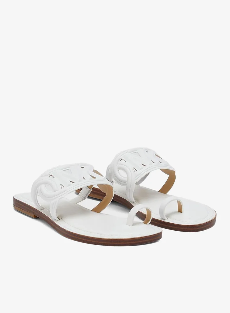 Alma Leather Flat Sandal