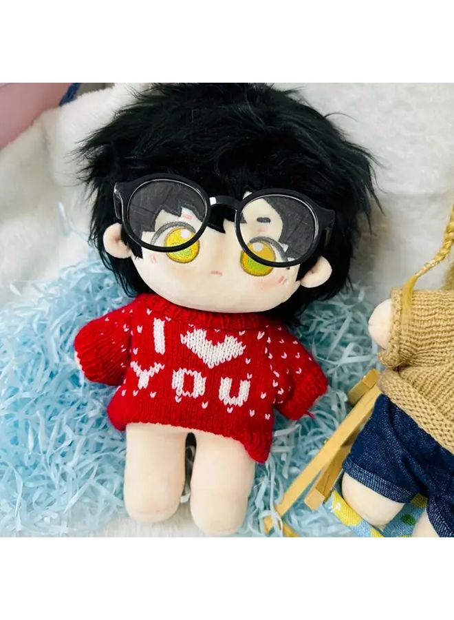 3pcs Sweater And 2 Pants Set For 7.87 Inch Cute Doll Plush - Image 4