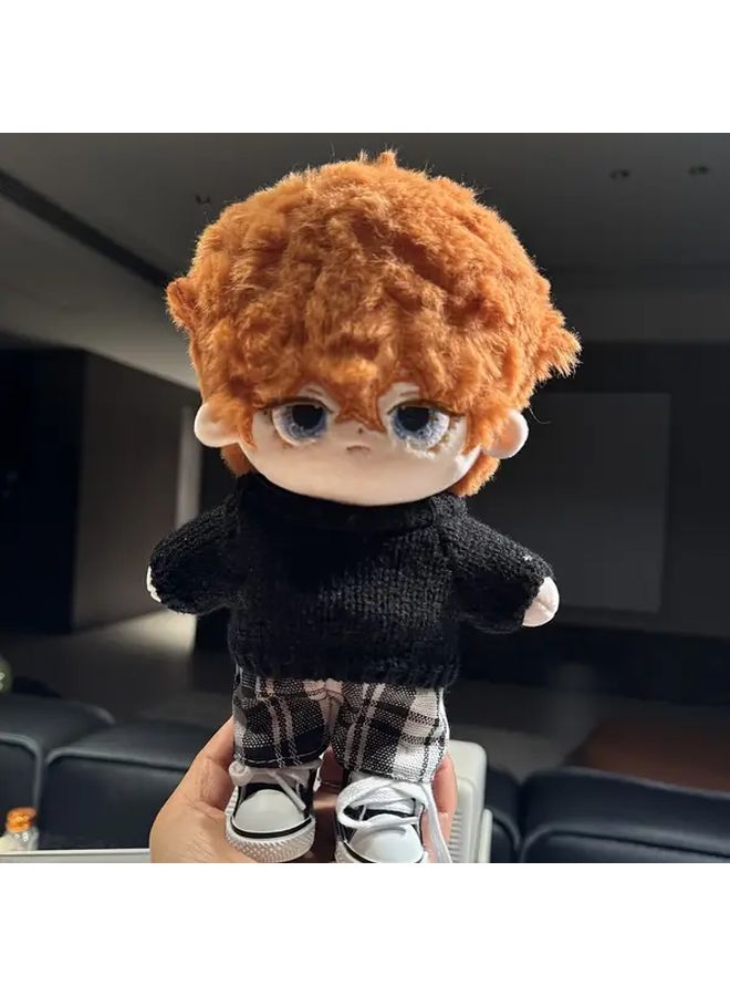 3pcs Sweater And 2 Pants Set For 7.87 Inch Cute Doll Plush - Image 2