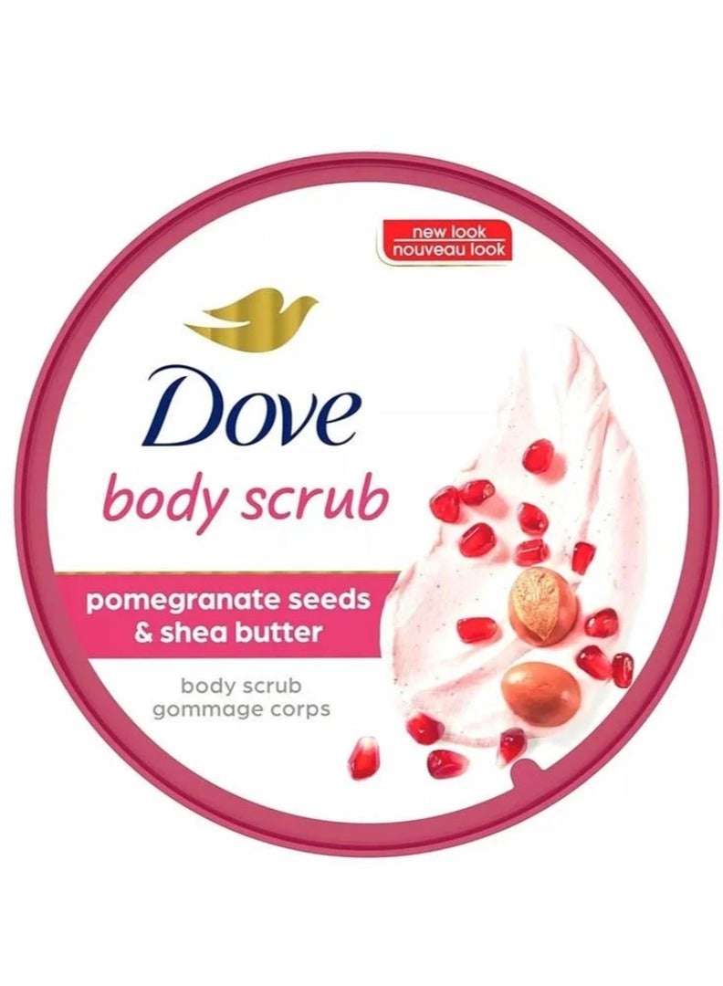 Dove Exfoliating Body Polish Pomegranate Seeds & Shea Butter 298mL - Image 4