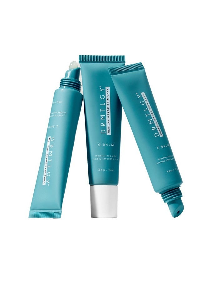 درمتلجي بلسم DRMTLGY C: بلسم علاجي للشفاه بمضادات الأكسدة وزيت للشفاه مع فيتامين C فائق الفاعلية، مؤهل من قِبل هيئة الخدمات الصحية، مصل حمض الهيالورونيك لترطيب عميق، ينعم خطوط الشفاه والتجاعيد، ويملأ الشفاه الجافة والمتشققة. - Image 5