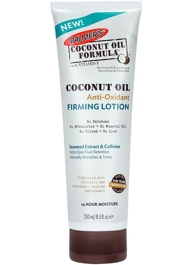 PALMER'S Coconut Oil Formula Anti Oxidant Firming Lotion-Vitamin E-Naturally Smoothes And Tones Skin-Rehydrates Skin-Cell renewal-Skin Protection-No Paraben, Sulphate,Dyes, Mineral Oil-250ml 