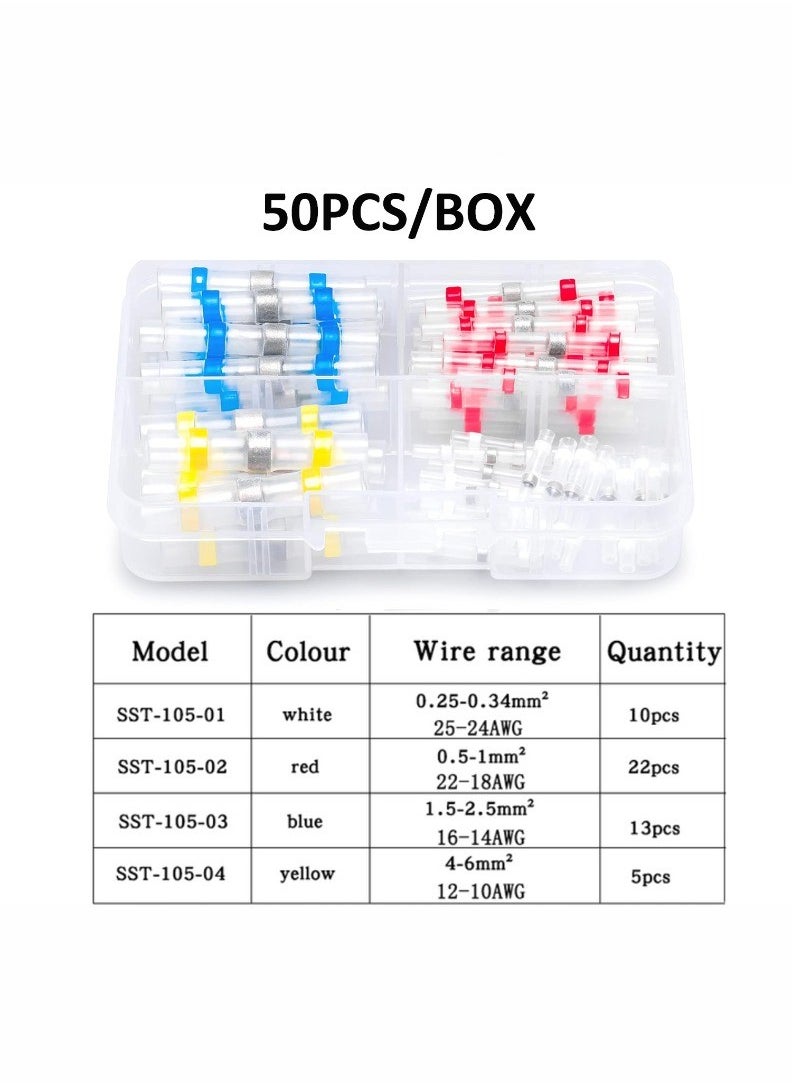kashemano 50PCS boxed Solder Seal Wire Connectors  - Image 2