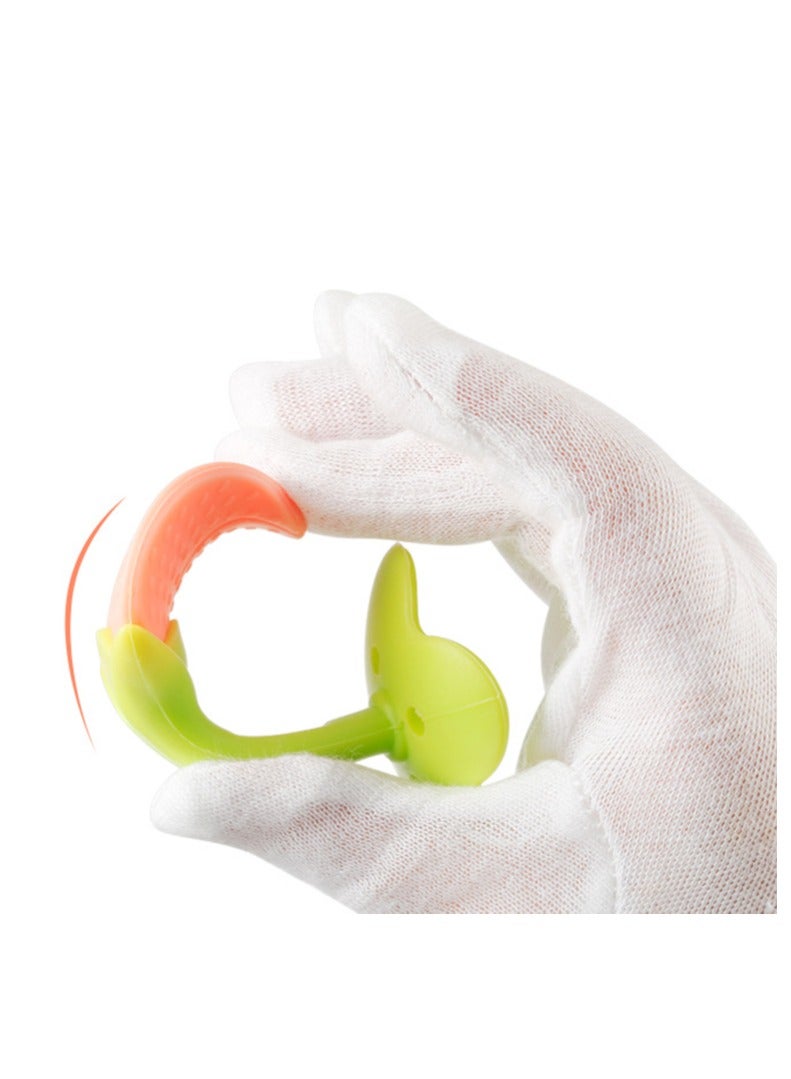 SUNSAR 5Pack Silicone Baby Teether Toys, Chew Straws Toy, Teething Gel,Easy to Clean - Image 4