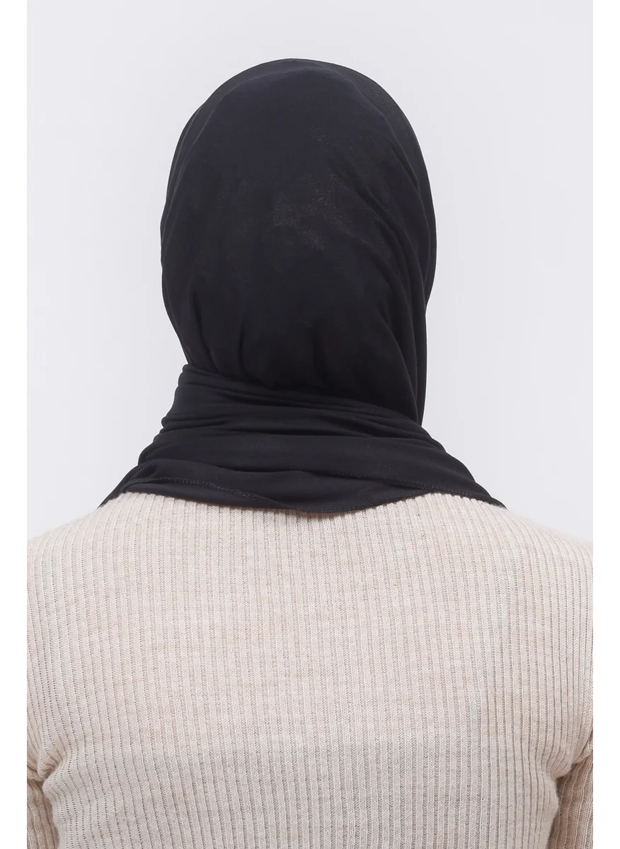 Altobeh Hijab Combed Cotton Shawl Plain-Black