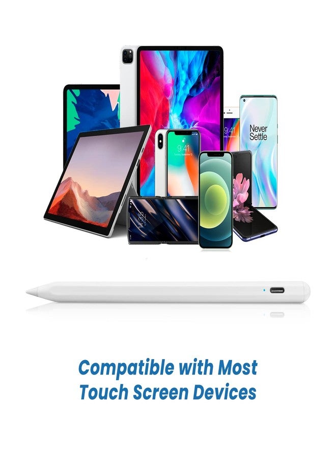 Edivia Electronic Stylus Pen for Lenovo Duet Chromebook 2 in 1,1.2mm Repalceable Plastic Tip Stylist Pencil Compatible with Lenovo Duet Chromebook 2 in 1 Writing Stylus Pen,White - Image 5