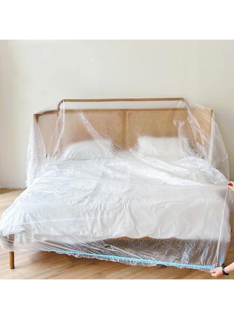 فاييت غطاء أريكة بلاستيكي مقاوم للغبار ومرن للاستخدام مرة واحدة - Image 1