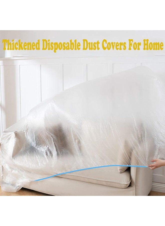 فاييت غطاء أريكة بلاستيكي مقاوم للغبار ومرن للاستخدام مرة واحدة - Image 2