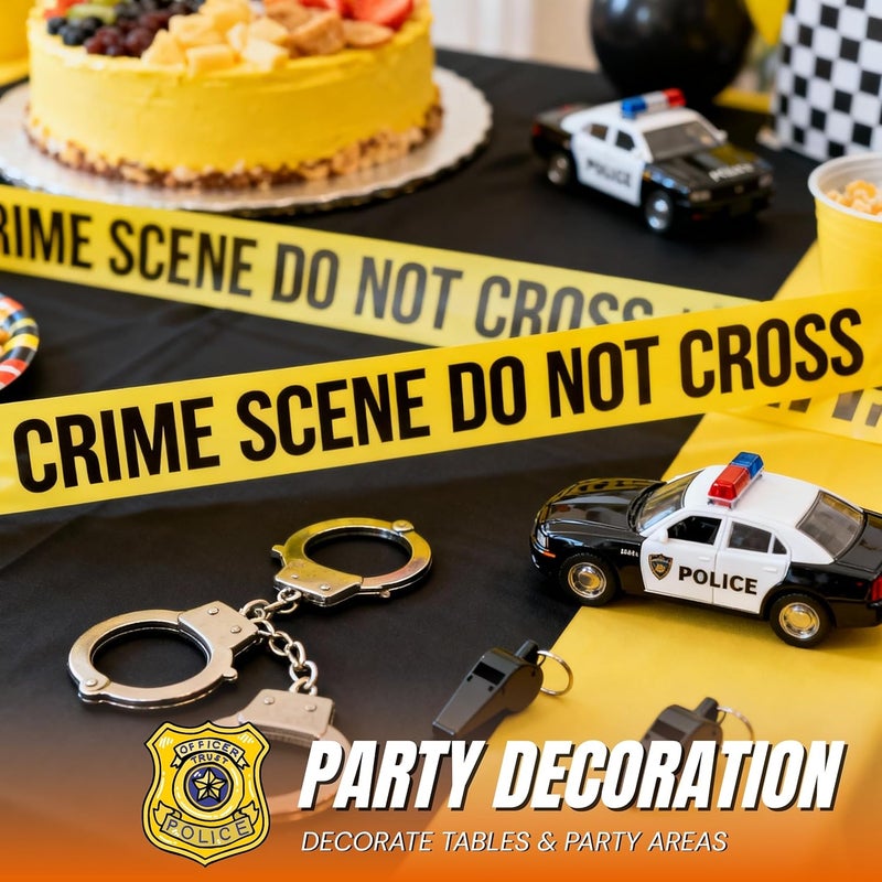 TAPIX Crime Scene Do Not Cross Tape 3 X 100 • Bright Yellow with a Bold Black Print • 3 in. Wide for Maximum Readability • Tear Resistant - Image 5