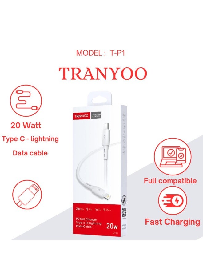 TRANYOO fast Charger Type-c To Lightning