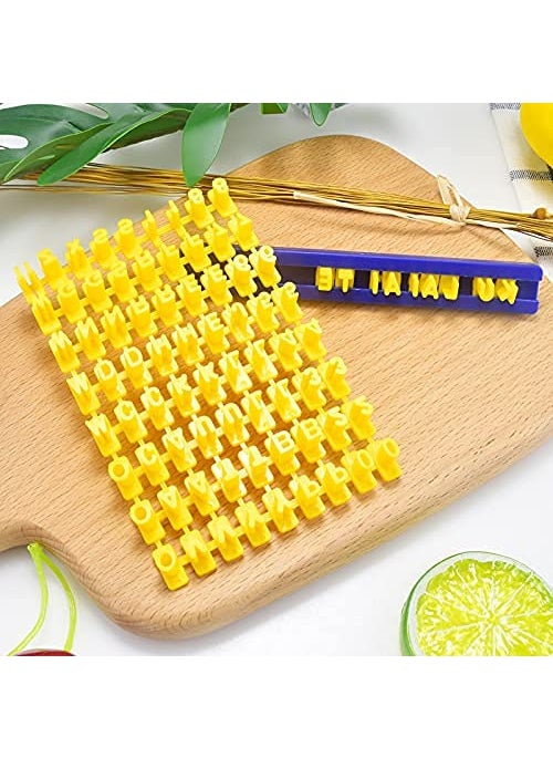 BAKING SET Cookie Cutter AlphabetNumbers Set Cookie MouldsStamp Embosser Mould Cake Decorating ToolsDIY Baking ToolsEasy to Use  - Image 2