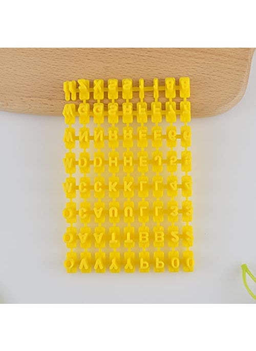 BAKING SET Cookie Cutter AlphabetNumbers Set Cookie MouldsStamp Embosser Mould Cake Decorating ToolsDIY Baking ToolsEasy to Use  - Image 4