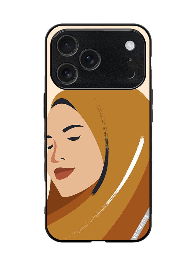 VR CREATIVE Protective Case Cover For Apple iPhone 17 Pro Cartoon Woman Shape Design Multicolour