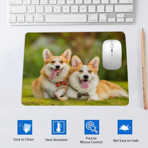 OKBA 40 PCS White Mouse Pad 3mm Thick for Heat Press Printing,Bulk Mousepad Blanks for Heat Transfer Crafts 22x18x0.3CM - Image 4