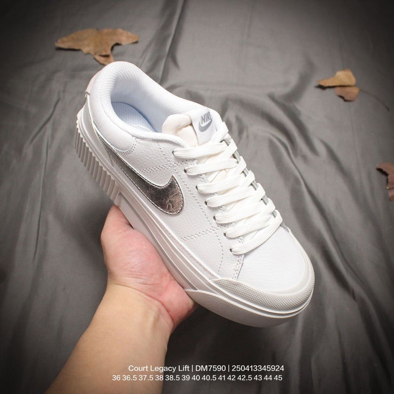 Putian Court Legacy Low-Top Platform Board Shoes Couple Campus Classic All-Match Casual Sports White Shoes - Image 1