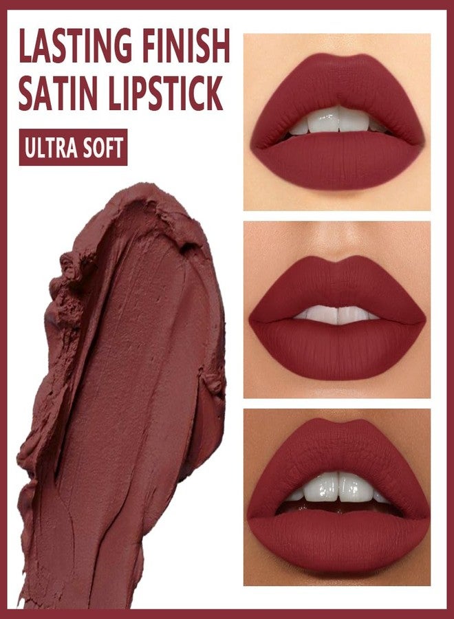 CAKAILA Red Matte Cream Lipstick,Velvet Waterproof Long Lasting Smudge Proof for Women Lip Stick,Magic Lipstick 24 Hours Original Lip Liner Makeup,labiales mate 24 horas originales,Vegan,1 Count - Image 3