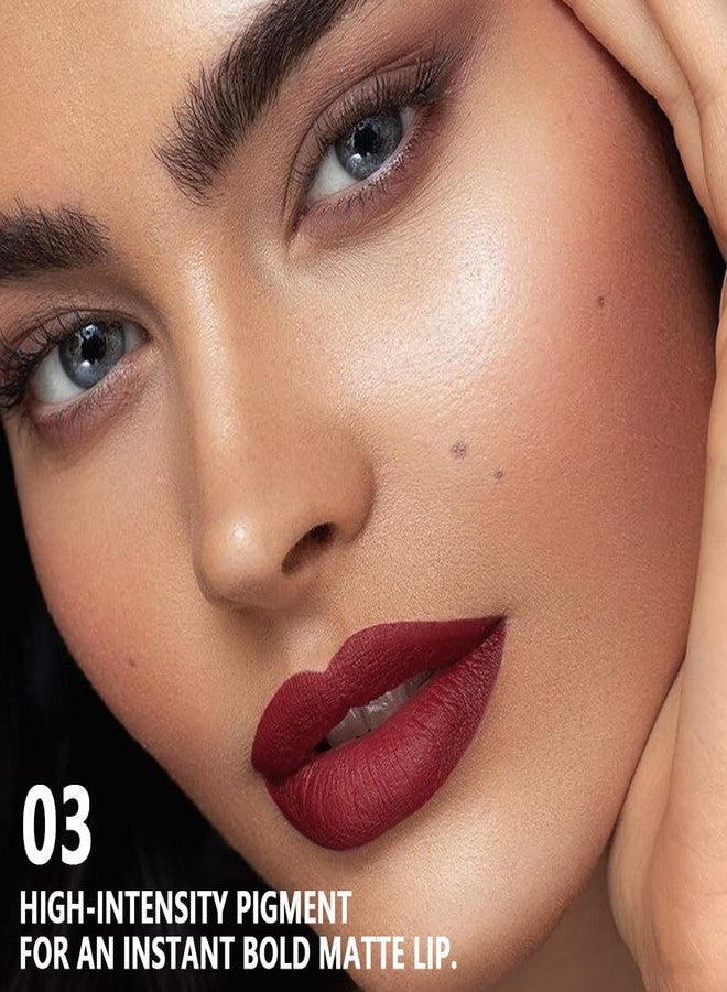 CAKAILA Red Matte Cream Lipstick,Velvet Waterproof Long Lasting Smudge Proof for Women Lip Stick,Magic Lipstick 24 Hours Original Lip Liner Makeup,labiales mate 24 horas originales,Vegan,1 Count - Image 2