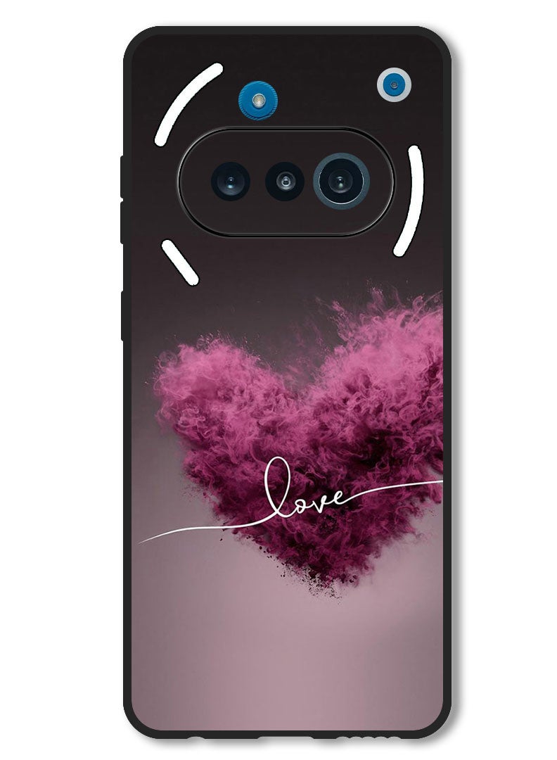 Theodor Case Compatible with Nothing Phone 3a Protection Shockproof Bumper Cover Love - Image 1