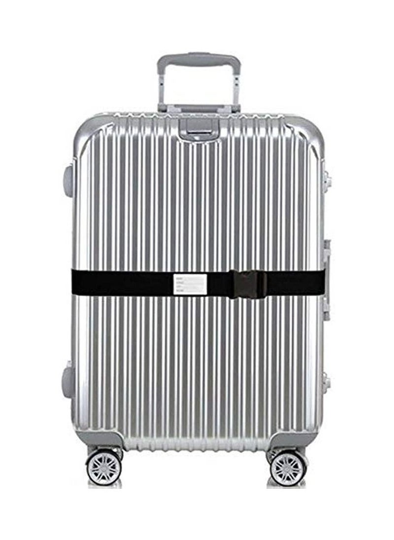 Travelling Luggage Strap With Modern Password Security Lock And ID Identifier Label for Suitcases Trolleys Bags and All kind of Luggage, Heavy Duty Adjustable Luggage Strap Waterproof and Dustproof - Image 3