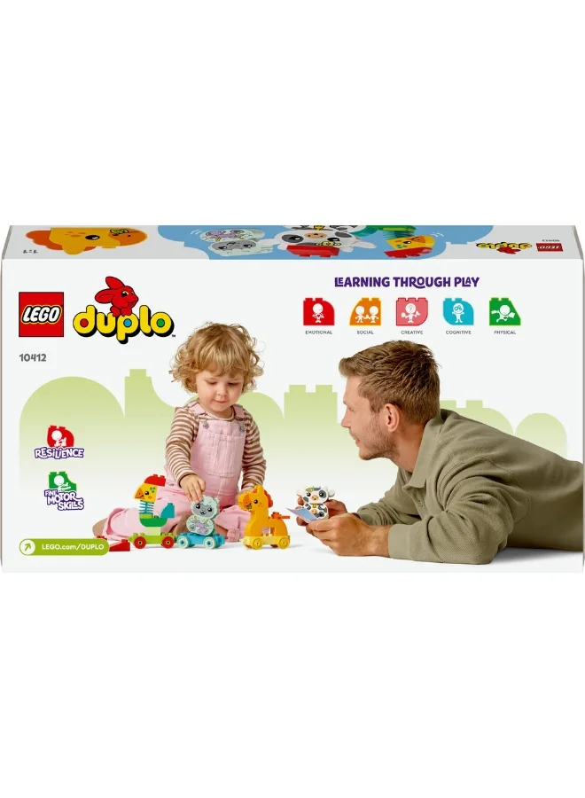 LEGO DUPLO® My First Animal Train Nature Toy 10412 (19) Pieces