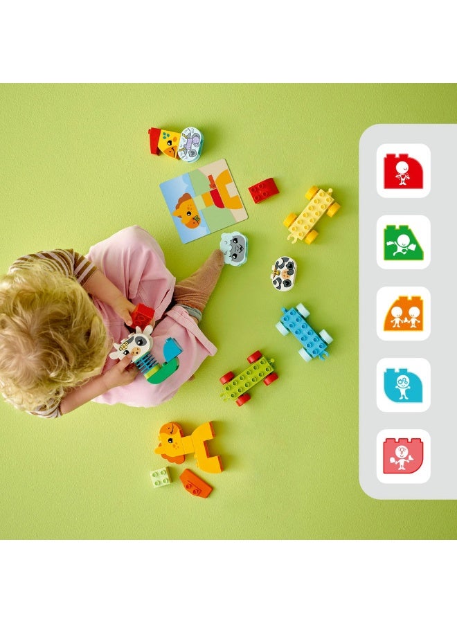 LEGO DUPLO My First Animal Train Toddler Learning Toys 10412 (Age 1½+, 19 Pieces) - Image 4