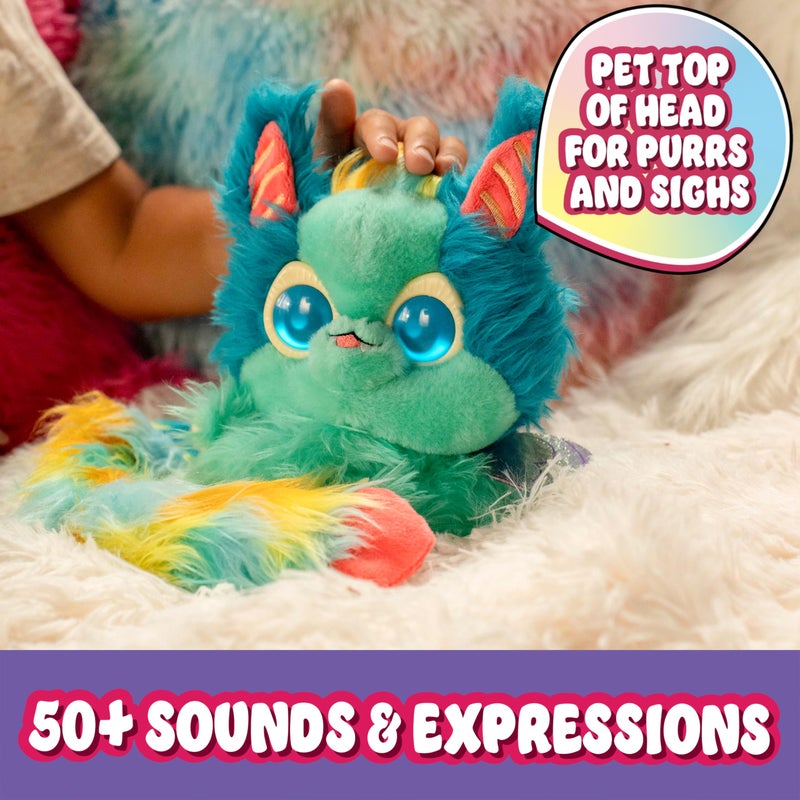 Furlings Furlittles Arlo - 6.5" Interactive Plush Toy, 50+ Sounds & Expressions, Gift for Girls & Boys 3+, Blue - Image 5
