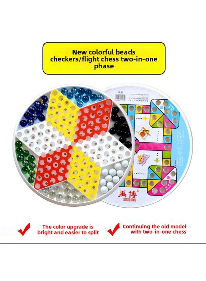 لعبة الداما ذات الخرز المستدير من كرات زجاجية كبيرة للكبار والصغار، قطع شطرنج بينبول، رقعة شطرنج، لعبة الداما بينبول للوالدين والطفل، قطعة واحدة للبيع بالجملة