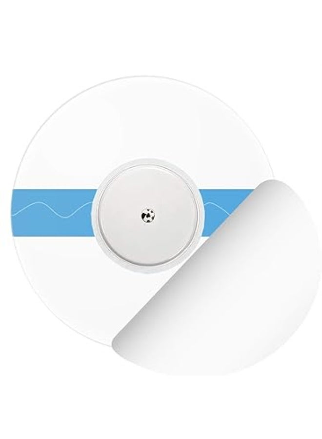 Freestyle Libre 1 and 2 Sensor Covers – 20pcs Waterproof Transparent Adhesive Patches for CGM Glucose Monitor Sensor Protection – Lasts up to 14 Days – Blue - Image 1