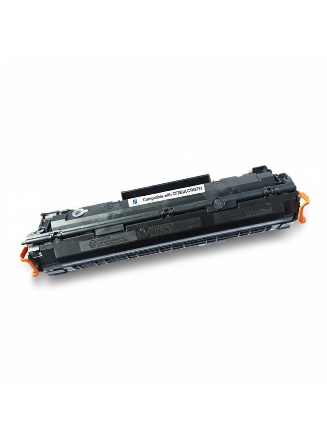 بي أتش PH 83A Compatible Black Toner Cartridge Replacement for CF283A CRG737 – High Yield Laser Printer Toner - Image 2