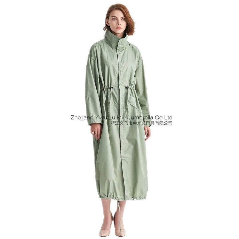 Extra Long Corset Windbreaker Style K-Style Adult Fashion Personalized One-Piece Raincoat Couple Boys And Girls Poncho - Image 4
