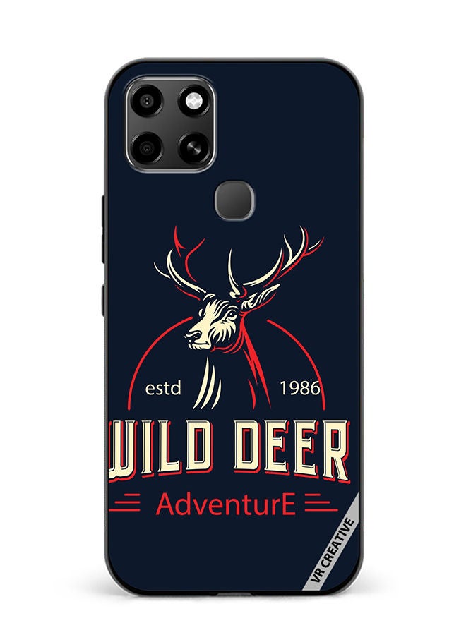 VR CREATIVE Protective Case Cover For Infinix Smart 6 Wild Deer Design Multicolour - Image 1