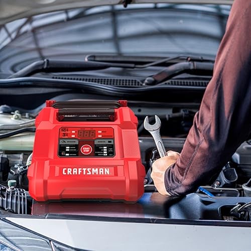 CRAFTSMAN 12A Car Battery Charger  Maintainer 6V12V  CMXCESM258 - Image 4