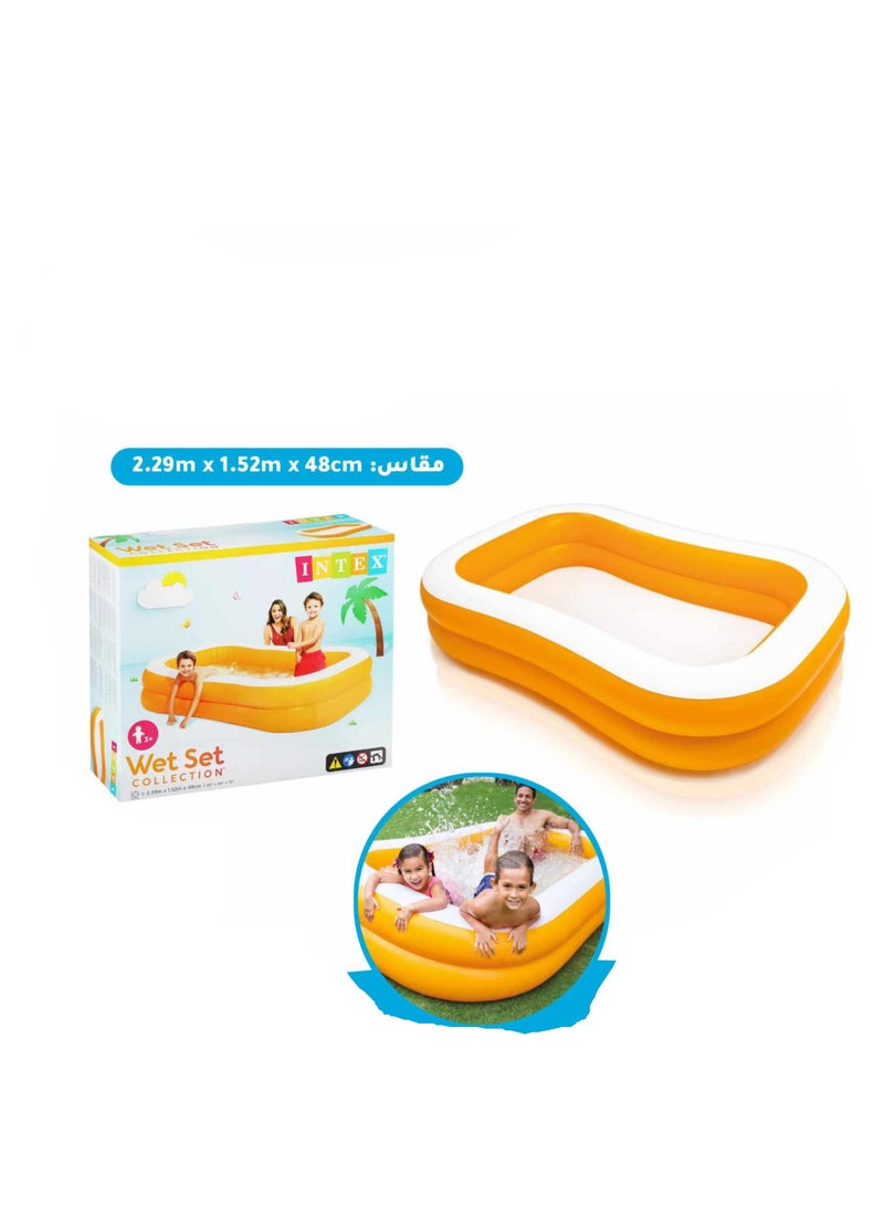 INTEX Mandarin Swim Center Family Pool 229x152x48cm