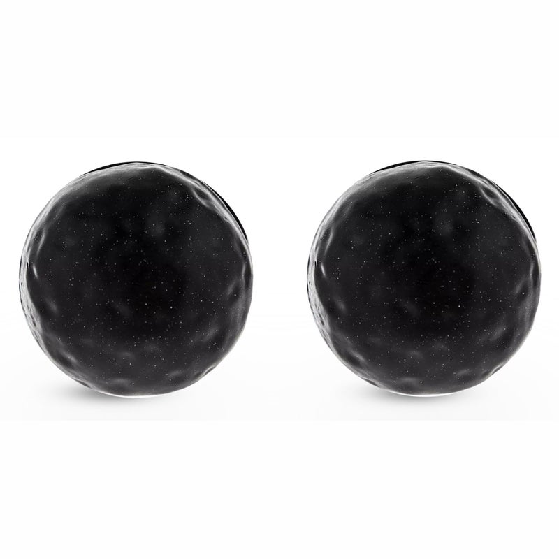 Hobby Lobby Black Round Hammered Metal Knob Premium Decorative Knobs for Cabinets and Drawers Novelty Furniture Knobs and Pulls for DIY Hardware Crafts Vanity Dresser Hardware for Home Decor Set of 2 - Image 2