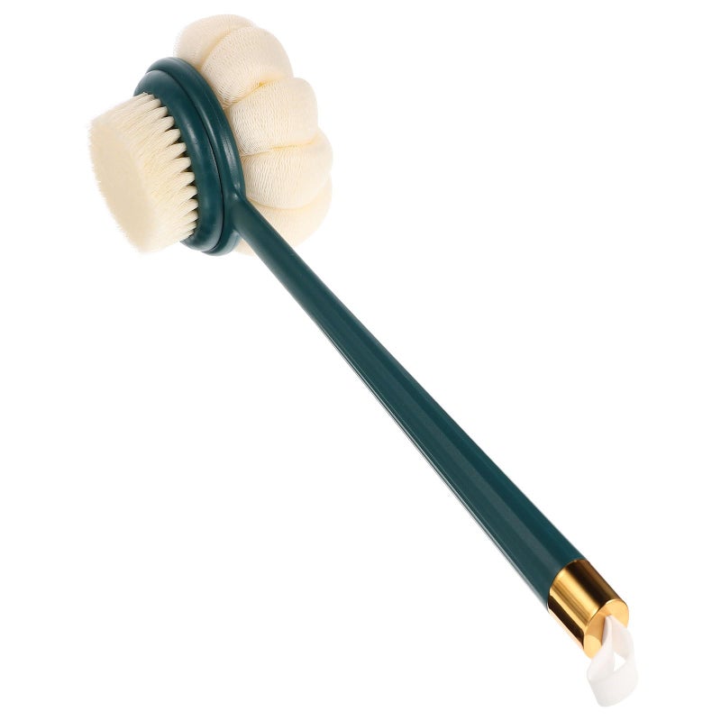 Dual Sided Long Handle Back Bath Brush with Soft Bristles for Exfoliating and Cleansing - Image 2