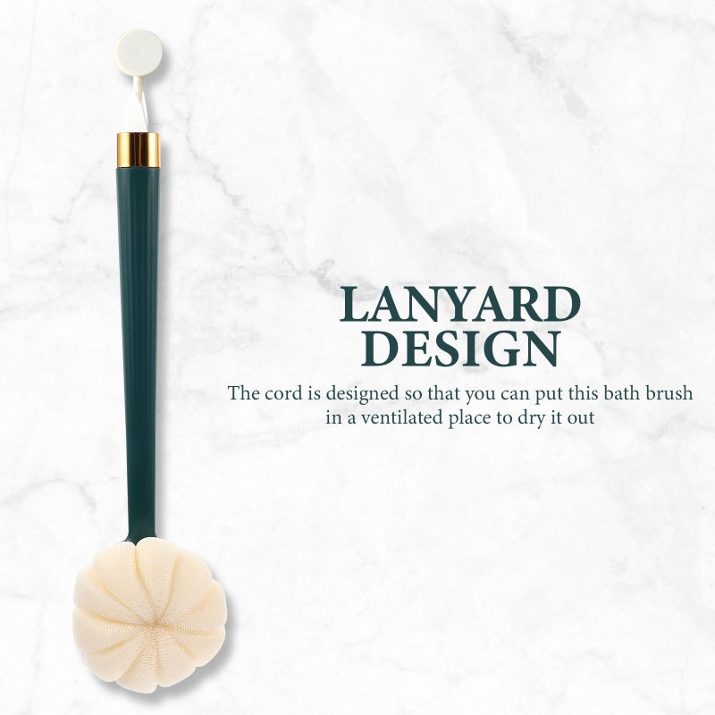 Dual Sided Long Handle Back Bath Brush with Soft Bristles for Exfoliating and Cleansing - Image 4