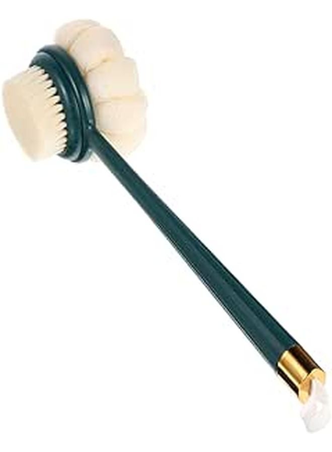 Dual Sided Long Handle Back Bath Brush with Soft Bristles for Exfoliating and Cleansing - Image 1