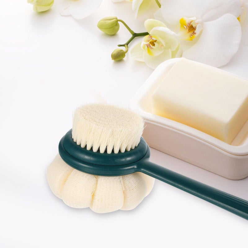 Dual Sided Long Handle Back Bath Brush with Soft Bristles for Exfoliating and Cleansing - Image 5